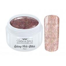 Galaxy Holo Glitter Gel Red